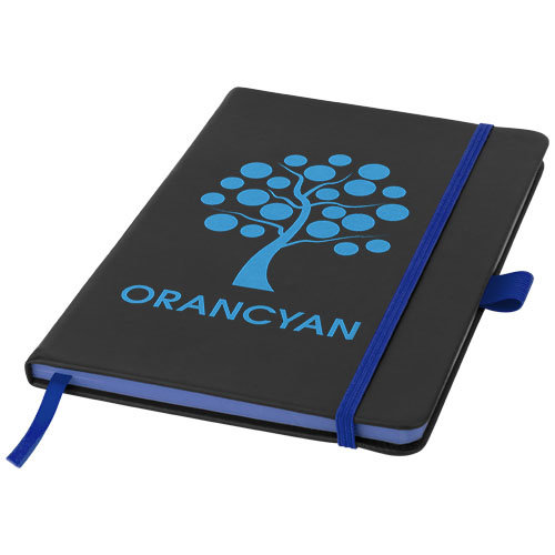 DeBle Color edge A5 notitieboek met gekleurde paginaranden bedrukken met logo