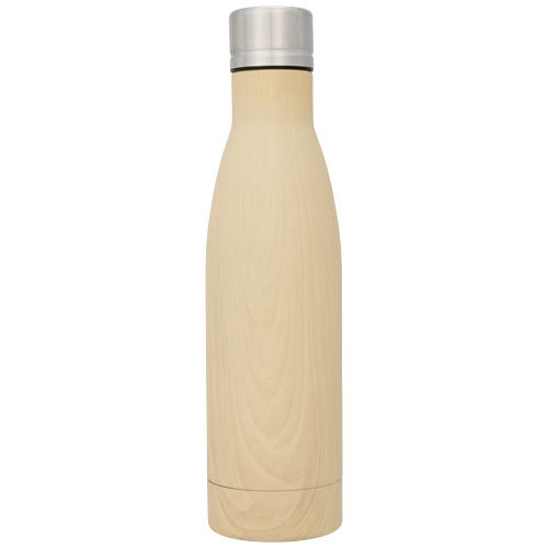 DeBle Vasa hout-look koper drinkfles 500 ml 100515 bedrukken met logo