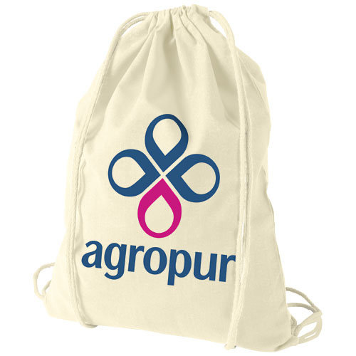 DéBlé Oregon premium 100 g/m² katoenen rugzak bedrukken met logo