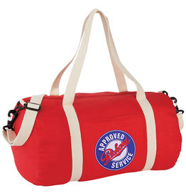 DeBle Barrel katoenen duffeltas van canvas 170 g/m² bedrukt met logo