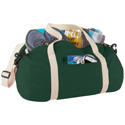 DeBle Barrel katoenen duffeltas van canvas 170 g/m² bedrukt met logo