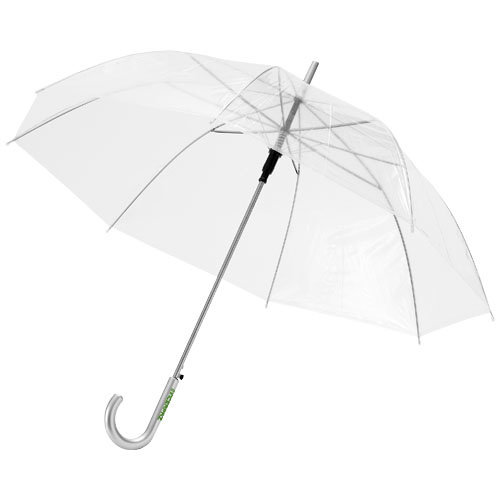 Kate transparante automatische paraplu 23 inch 10903900 met logo