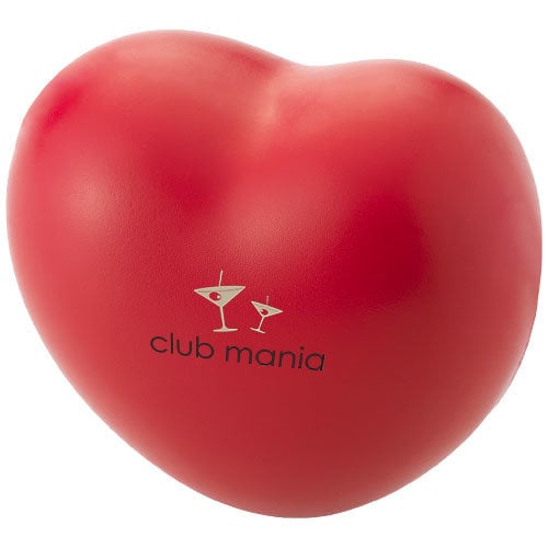 DeBle stressbal hart bedrukken met logo PU foam anti stress
