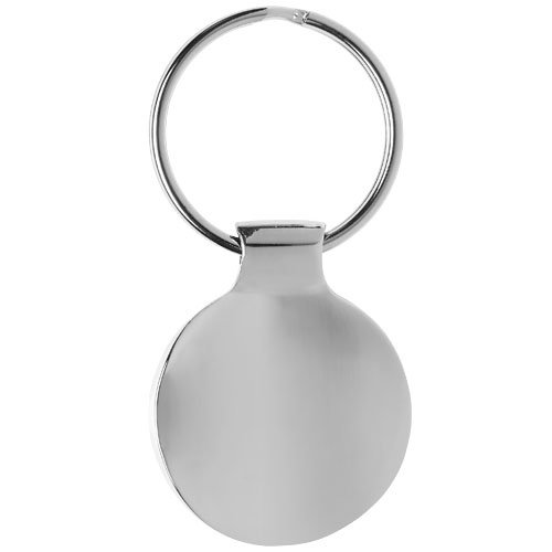 Orlene ronde metalen sleutelhanger 19538051 bedrukt met logo