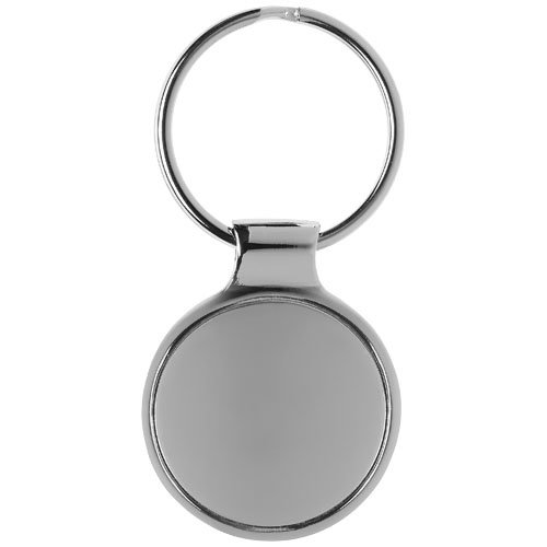 Orlene ronde metalen sleutelhanger 19538051 bedrukt met logo