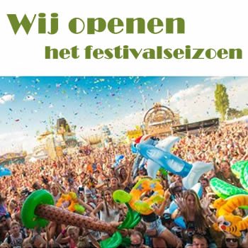 Festivalseizoen begint.....