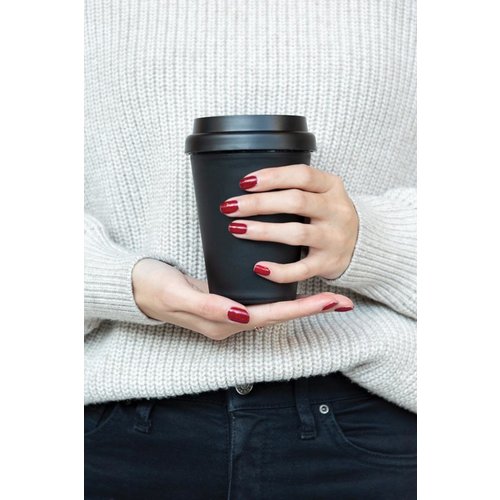 Herbruikbare koffiebeker 300 ml met logo bedrukken DeBle