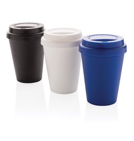 Herbruikbare koffiebeker 300 ml met logo bedrukken DeBle