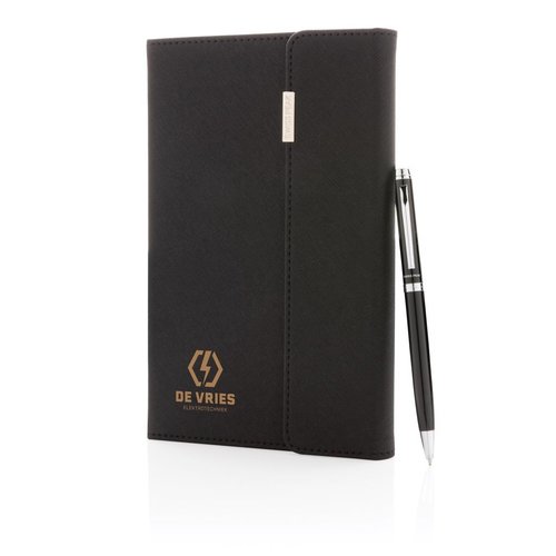 Notitieboek Swiss peak deluxe A5 pen set Notitieboek Swiss peak deluxe A5 pen set