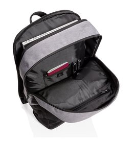Modern 15,6 inch USB & RFID laptoprugzak bedrukt met bedrijfslogo