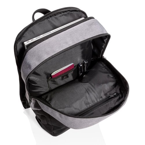 Modern 15,6 inch USB & RFID laptoprugzak bedrukt met bedrijfslogo
