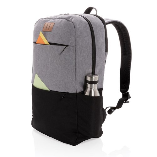 Modern 15,6 inch USB & RFID laptoprugzak bedrukt met bedrijfslogo