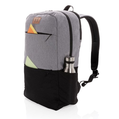 Modern 15,6 inch USB & RFID laptoprugzak bedrukt met bedrijfslogo