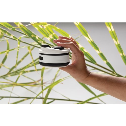 Opvouwbare siliconen beker 350 ml met logo bedrukken DeBle