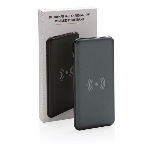 DeBle 10.000 mAh draadloze snellaad powerbank met 18W Power Delivery bedrukken