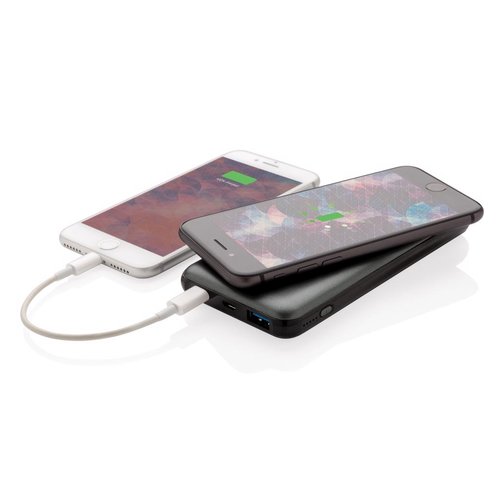 DeBle 10.000 mAh draadloze snellaad powerbank met 18W Power Delivery bedrukken