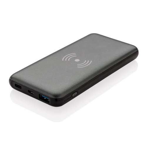 DeBle 10.000 mAh draadloze snellaad powerbank met 18W Power Delivery bedrukken