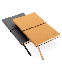 Notitieboek A5 recycled leer P772.2112
