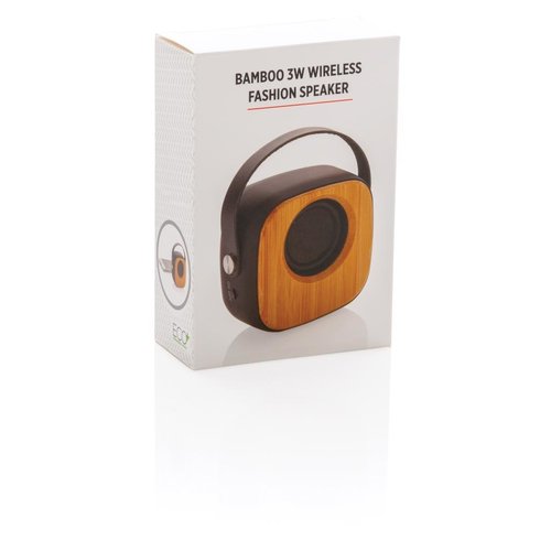 Bamboe 3W Draadloze fashion speaker P328.589