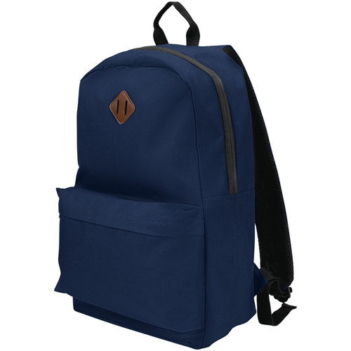 Stratta 15 inch laptoprugzak van 600D polycanvas bedrukt met bedrijfslogo