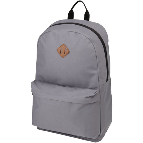 Stratta 15 inch laptoprugzak van 600D polycanvas bedrukt met bedrijfslogo