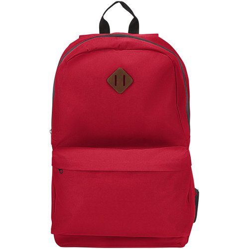 Stratta 15 inch laptoprugzak van 600D polycanvas bedrukt met bedrijfslogo