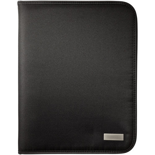 Stanford deluxe A4 portfolio met ritssluiting bedrukt met bedrijfslogo voor vergaderingen en zakelijk gebruik