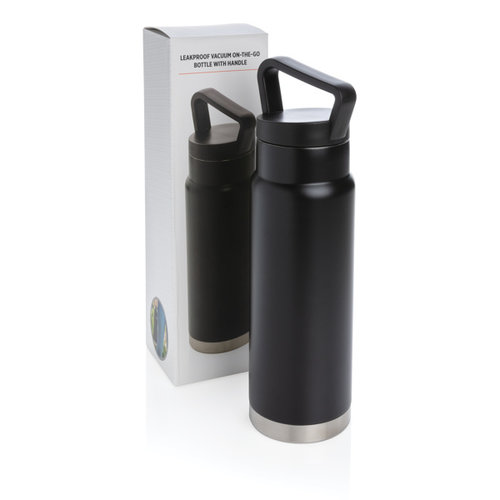 DeBle Lekvrije On-the-Go Vacuümfles met Handvat 680 ml P436.921 bedrukken met logo