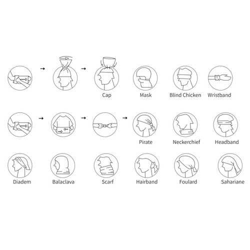 Multifunctionele sjaal P453.021