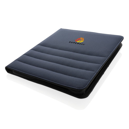 DeBle Impact AWARE RPET A4 portfolio met rits P77416 bedrukken met logo
