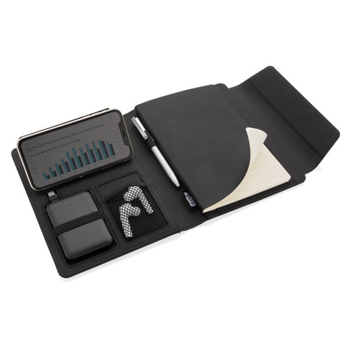 Fiko A5 portfolio met draadloos opladen & 5000mAh powerbank P774.081