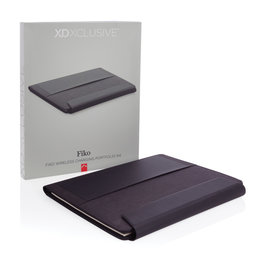 Fiko A4 portfolio met draadloos opladen& 5.000 mAh powerbank P774.071