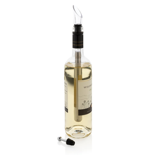 Vino wijnkoelstick P911.062 met druppelvrije schenker en beluchter