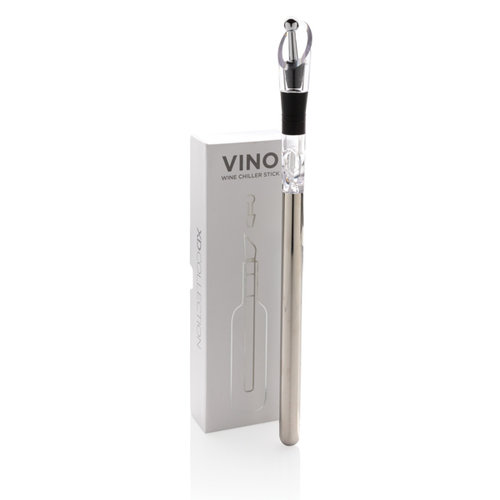 Vino wijnkoelstick P911.062 met druppelvrije schenker en beluchter
