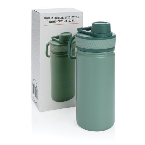 Vacuüm roestvrijstalen fles met sportdop 550ml P436.193 Vacuüm roestvrijstalen fles met sportdop 550ml P436.193