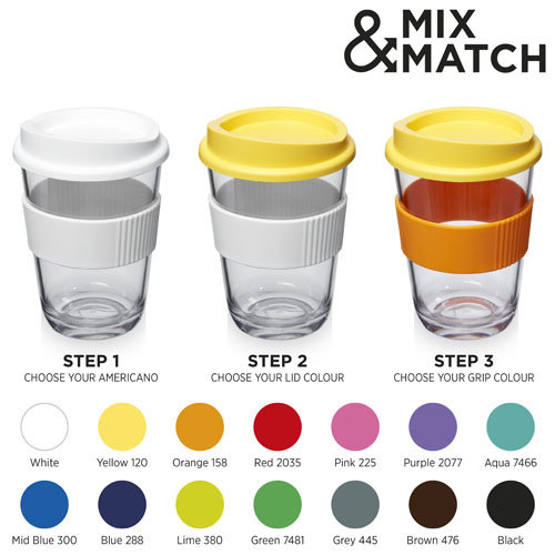 Americano® Cortado beker met grip – 300 ml (210090)