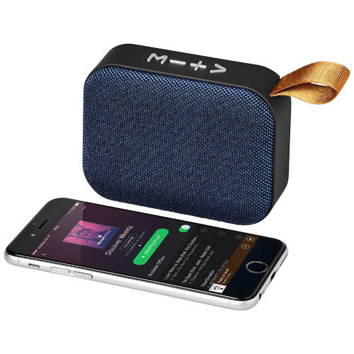 Fashion Bluetooth speaker van stof 124133 met logo bedrukken DeBle