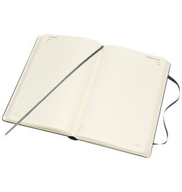 Moleskine 12M dag agenda L met harde kaft