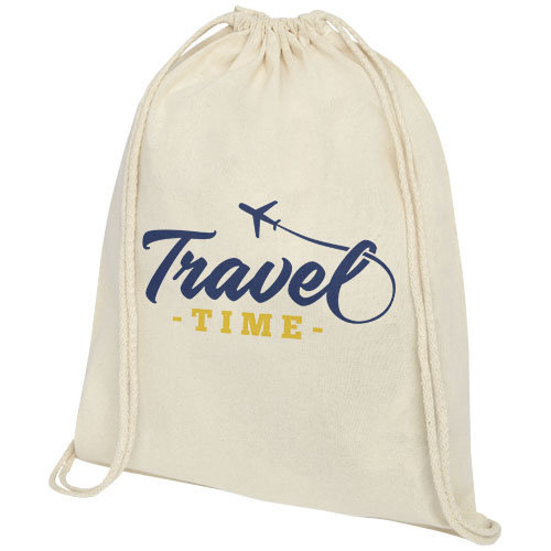 Oregon 140 g/m² katoenen rugzak met trekkoordsluiting