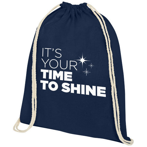 Oregon 140 g/m² katoenen rugzak met trekkoordsluiting