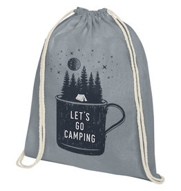 Oregon 140 g/m² katoenen rugzak met trekkoordsluiting