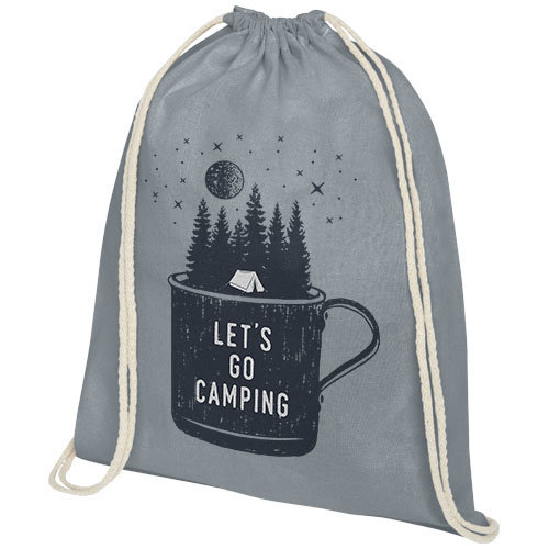 Oregon 140 g/m² katoenen rugzak met trekkoordsluiting