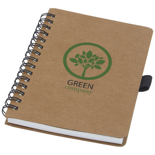 DéBlé Cobble A6 steenpapier Wire-O notitieboek 10773306 bedrukt met logo