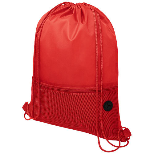 Oriole mesh rugzak met trekkoordsluiting bedrukken met logo