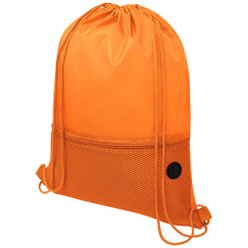 Oriole mesh rugzak met trekkoordsluiting bedrukken met logo