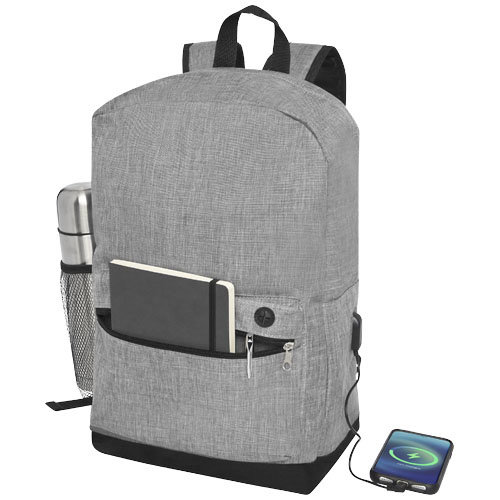 Hoss 15,6 inch zakelijke laptoprugzak bedrukt met bedrijfslogo