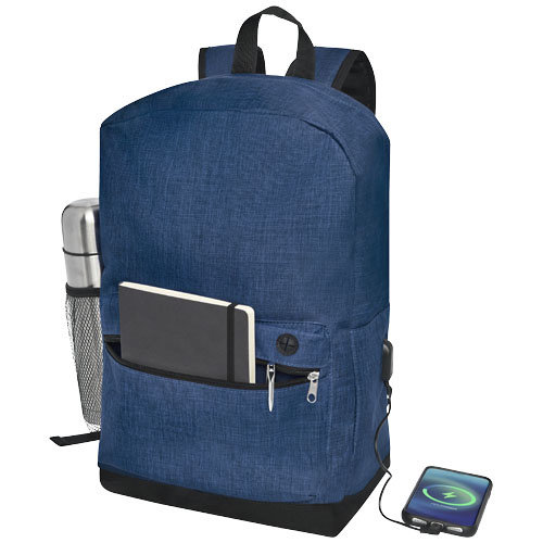 Hoss 15,6 inch zakelijke laptoprugzak bedrukt met bedrijfslogo
