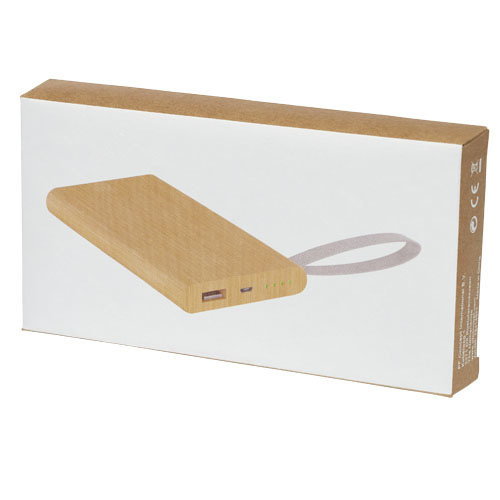 DeBle Tulda Bamboe Powerbank 5000 mAh 12414571 bedrukken met logo
