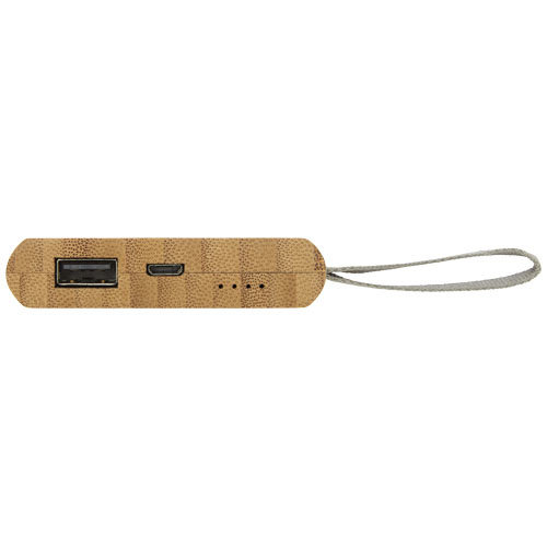 DeBle Tulda Bamboe Powerbank 5000 mAh 12414571 bedrukken met logo