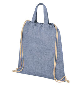 Pheebs 210 g/m² rugzak met trekkoordsluiting van gerecycled katoen